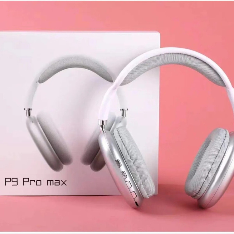 هدفون P9 PRO MAX موزیک مکالمه باکیفیت گیمینگ رم بلوتوث aux