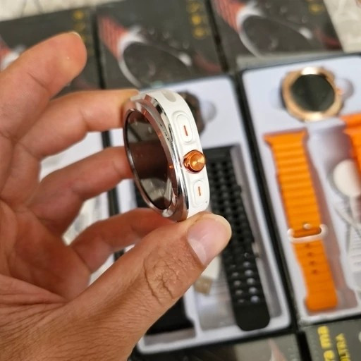 ساعت هوشمند گرد GT88 ULTRA MAX دو بند سوپر امولد بالاترین کیفیت بازار فروش تک به قیمت عمده