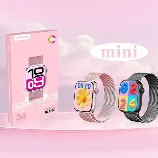 ساعت هوشمند WISME X29 mini اورجینال تمام صحفه 3 بند فلری حصیری