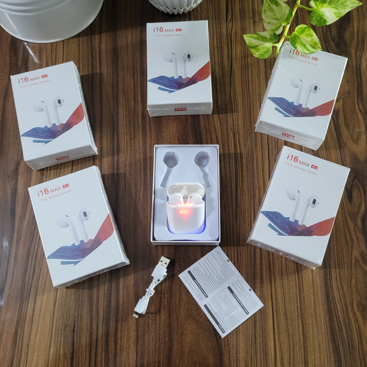 ایرپاد i16 max کیفیت درجه یک بلوتوث نسخه 5.3 دو گوش لمسی کیفیت عالی