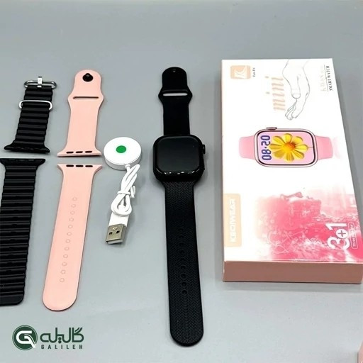 ساعت هوشمند KW68 MINI سه بند سری 10 امولد سنسور دار2026 بالاترین کیفیت بازار