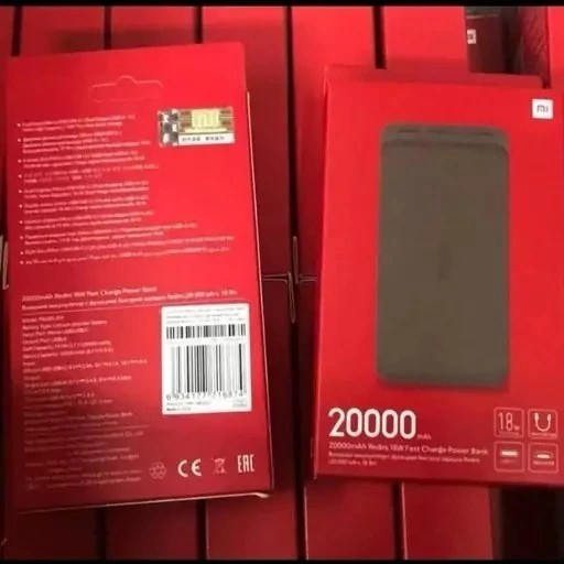 پاوربانک 20000 شیائومی 3 پرت فست گلوبال شرکتی جنس درجه یک