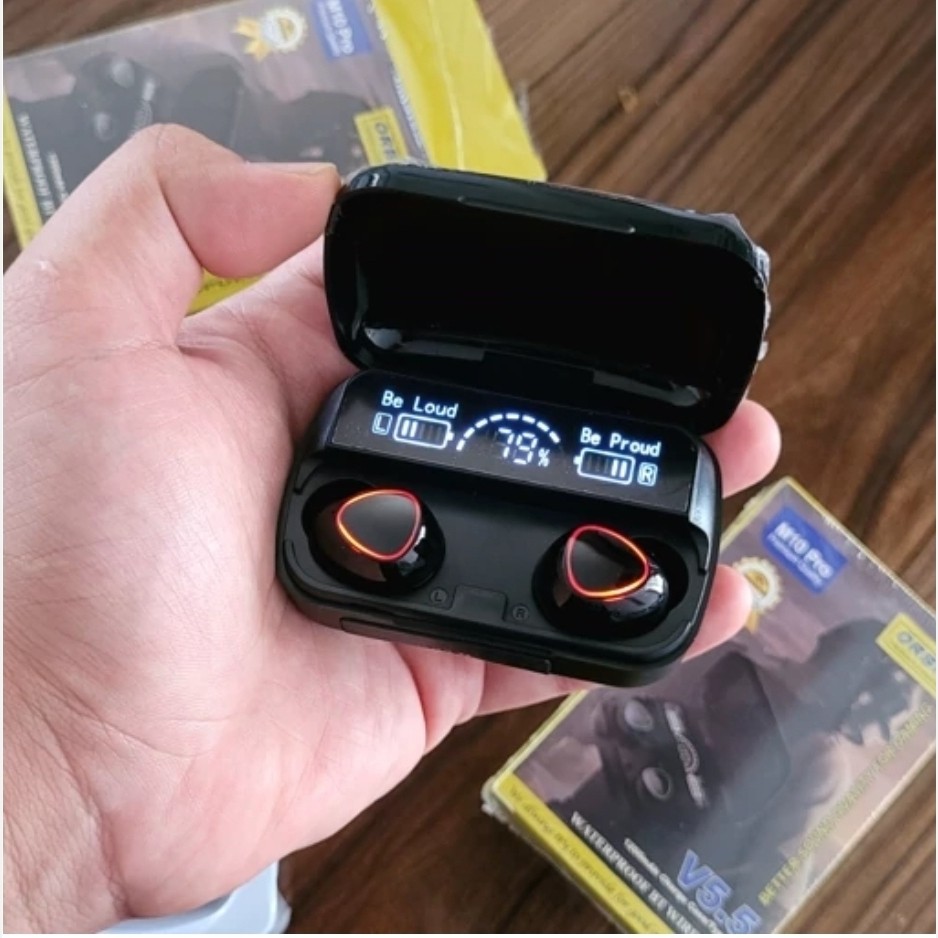 ایرپاد M10 pro پاوربانک دار کیفیت درجه یک بلوتوث نسخه 5.5 صحفه نمایش دار