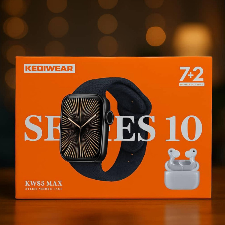 ساعت هوشمند KW 55 MAX هفت بند + ایرپاد پرو ورژن 2026 ( بالاترین کیفیت بازار )