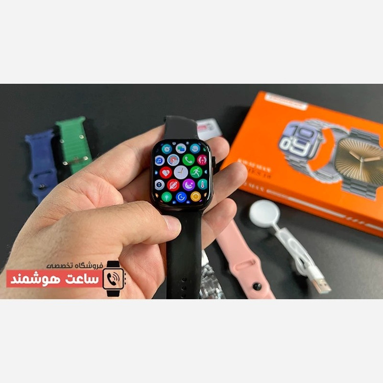 ساعت هوشمند7بند KW 32 MAX بند فلزی امولد سری ده 2026 کیفیت (فروش به قیمت عمده)