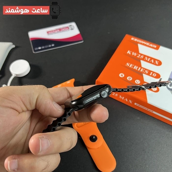 ساعت هوشمند KW 25 ULTRA 3 سه بند سوپر امولد بالاترین کیفیت بازار ورژن 2026