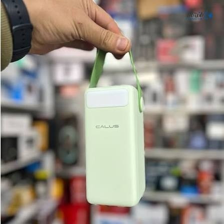 پاوربانک غول KALUS 60000mAh کالوس اصلی 22/5 فست 4 خروجی 4.5 امپر کمپینگ شرگتی چراغ قوه نمایش میزان شارژ