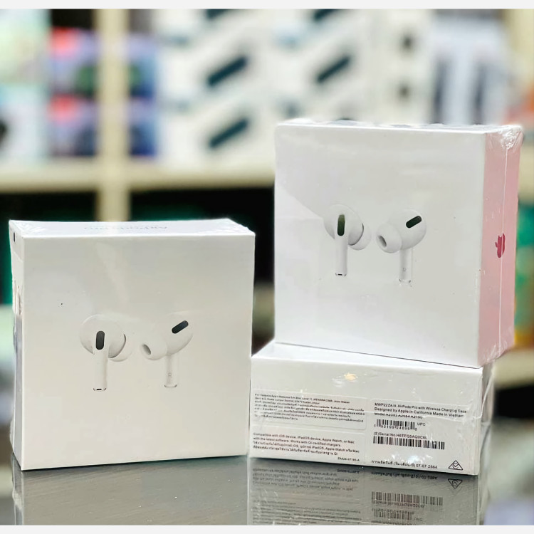 ایرپاد پرو ساخت آمریکا دقیق ترین نمونه اپل شرکتی airpods pro (تک به قیمت عمده)