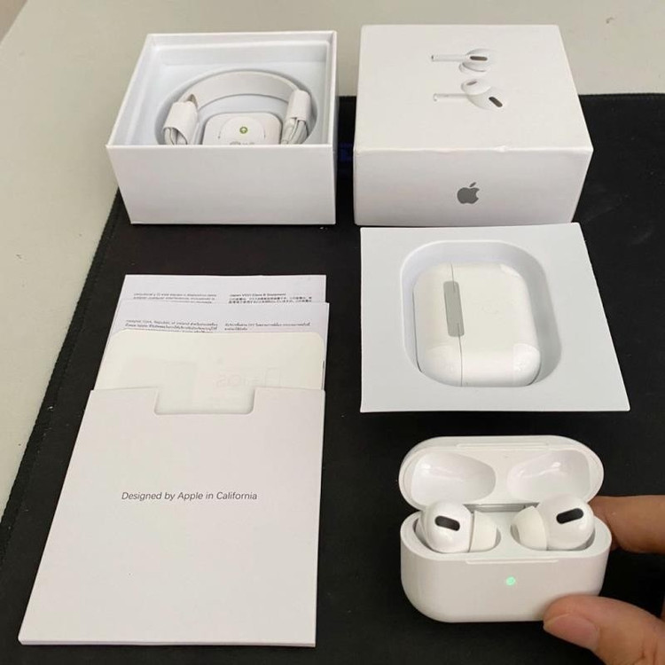 ایرپاد پرو ساخت آمریکا دقیق ترین نمونه اپل شرکتی airpods pro (تک به قیمت عمده)