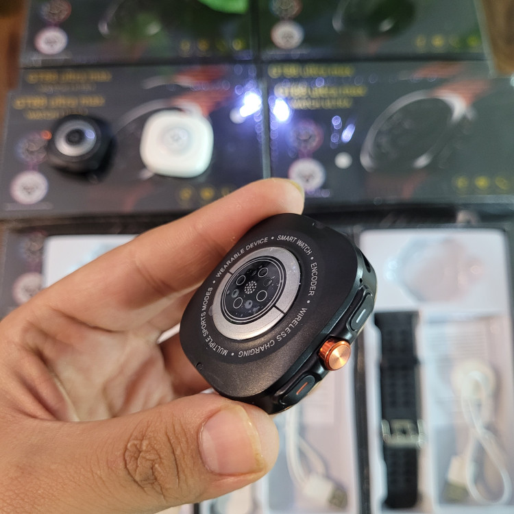 ساعت هوشمند GT88 ULTRA MAX گرد دو بند سوپر امولد بالاترین کیفیت بازار فروش تک به قیمت عمده درجه یک