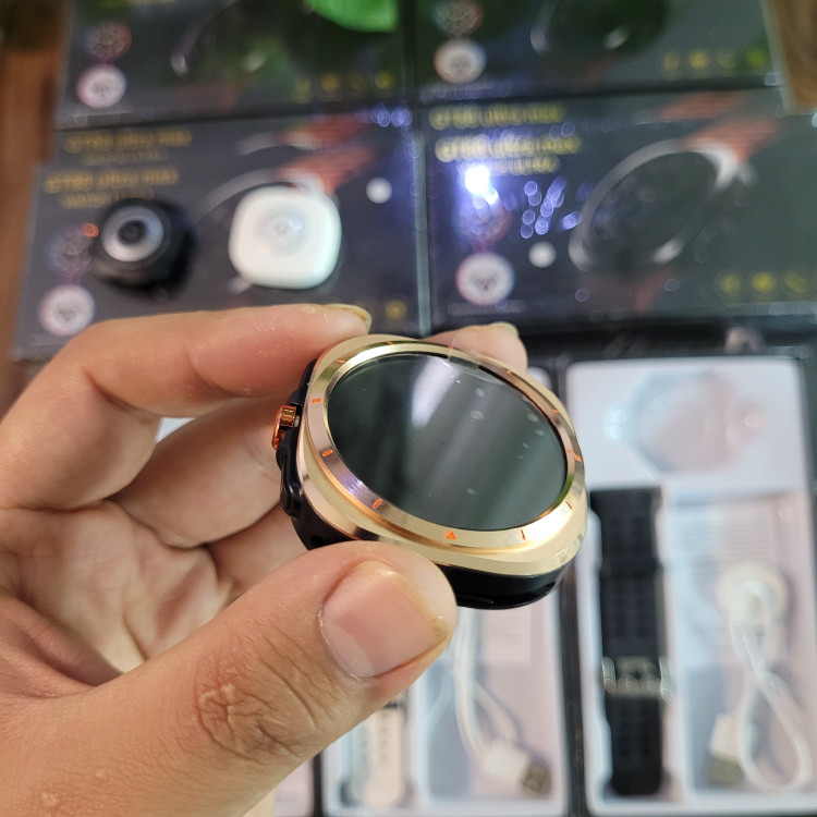 ساعت هوشمند GT88 ULTRA MAX گرد دو بند سوپر امولد بالاترین کیفیت بازار فروش تک به قیمت عمده درجه یک
