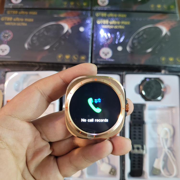 ساعت هوشمند GT88 ULTRA MAX گرد دو بند سوپر امولد بالاترین کیفیت بازار فروش تک به قیمت عمده درجه یک