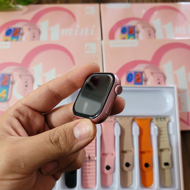 ساعت هوشمند KW87 mini هفت بند ورژن 2026 تمام صحفه اورجینال