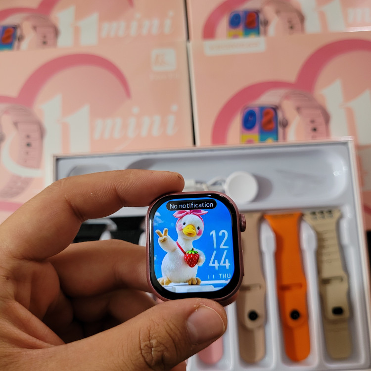 ساعت هوشمند KW87 mini هفت بند ورژن 2026 تمام صحفه اورجینال