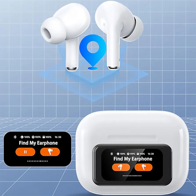 هدفون بلوتوثی مدل Airpods Pro 2 Touch Screen ANC/ENC