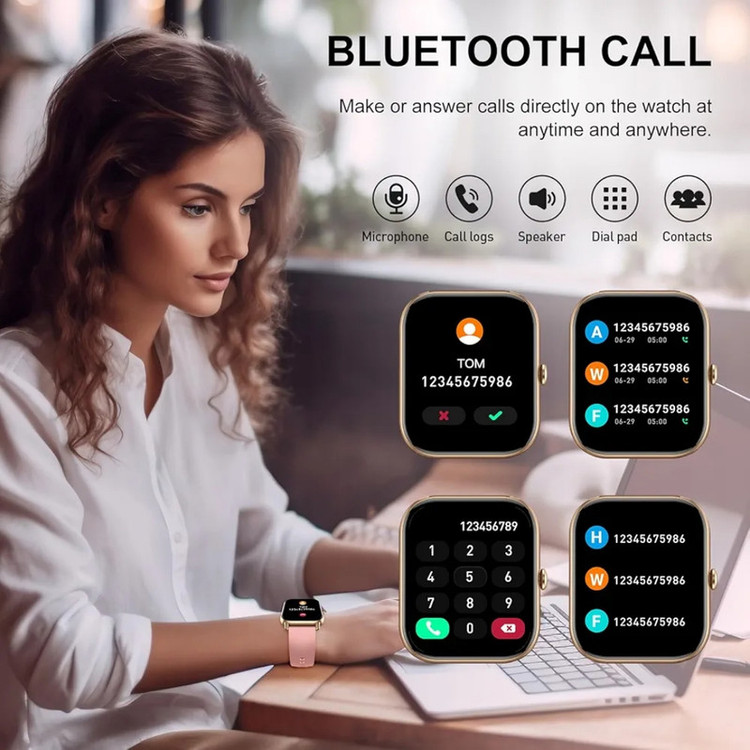 ساعت هوشمند 41 میلی متری ویسمی مدل X13 MINI با بند فلزی