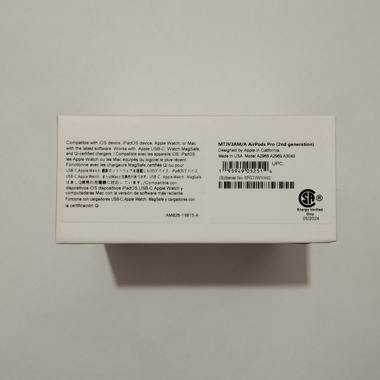 هدفون بلوتوثی مدل AirPods Pro 2rd Type-C Generation 2024