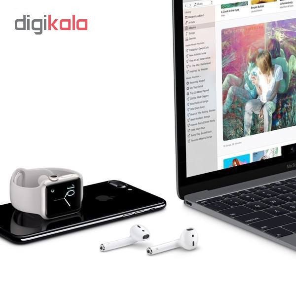 هدفون بی سیم مدل AirpodS 2 ایرپاد هدست هندزفری پاوربانک هولدر شارژر ساعت هوشمند