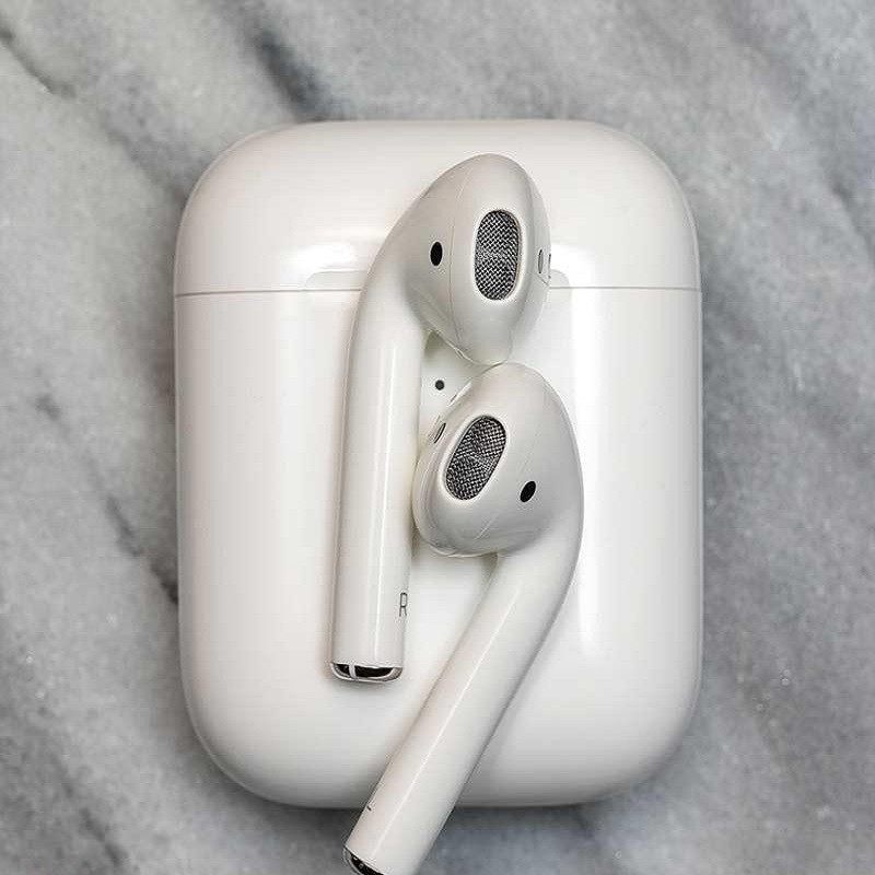 هدفون بی سیم  مدل AirPods 2 ایرپاد هدست هندزفری پاوربانک هولدر شارژر ساعت هوشمند