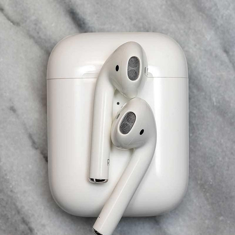 هدفون بی سیم مدل AirPods 2 ایرپاد هدست هندزفری پاوربانک هولدر شارژر ساعت هوشمند