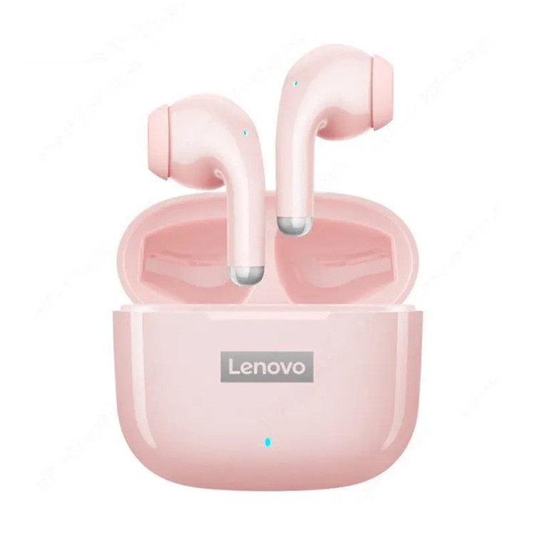 هدفون بلوتوثی لنوو مدل SGN EARPHONE PRO BUDS LP40 ایرپاد هدست هندزفری پاوربانک هولدر شارژر ساعت هوشمند