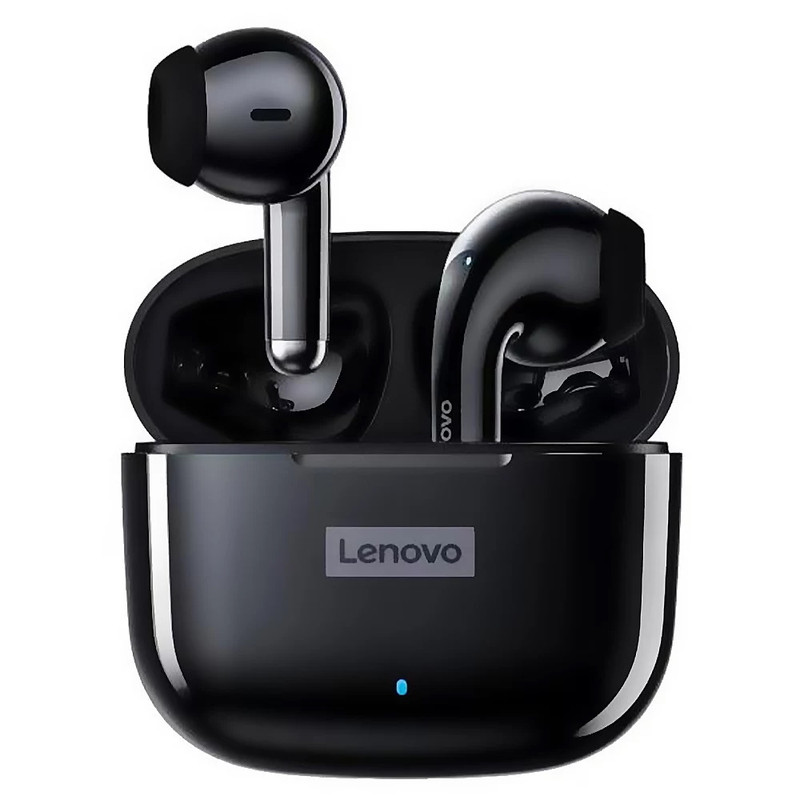 هدفون بلوتوثی لنوو مدل SGN EARPHONE PRO BUDS LP40 ایرپاد هدست هندزفری پاوربانک هولدر شارژر ساعت هوشمند