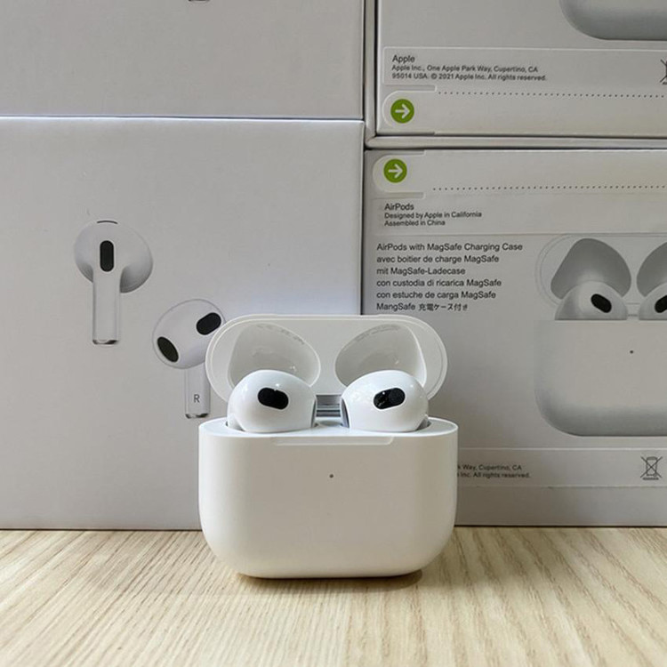 ایرپاد۳ هندزفری هدفون هدست پاوربانک شارژر هولدر اسپیکر هندزفری بلوتوثی مدل AirpodS 3rd generation