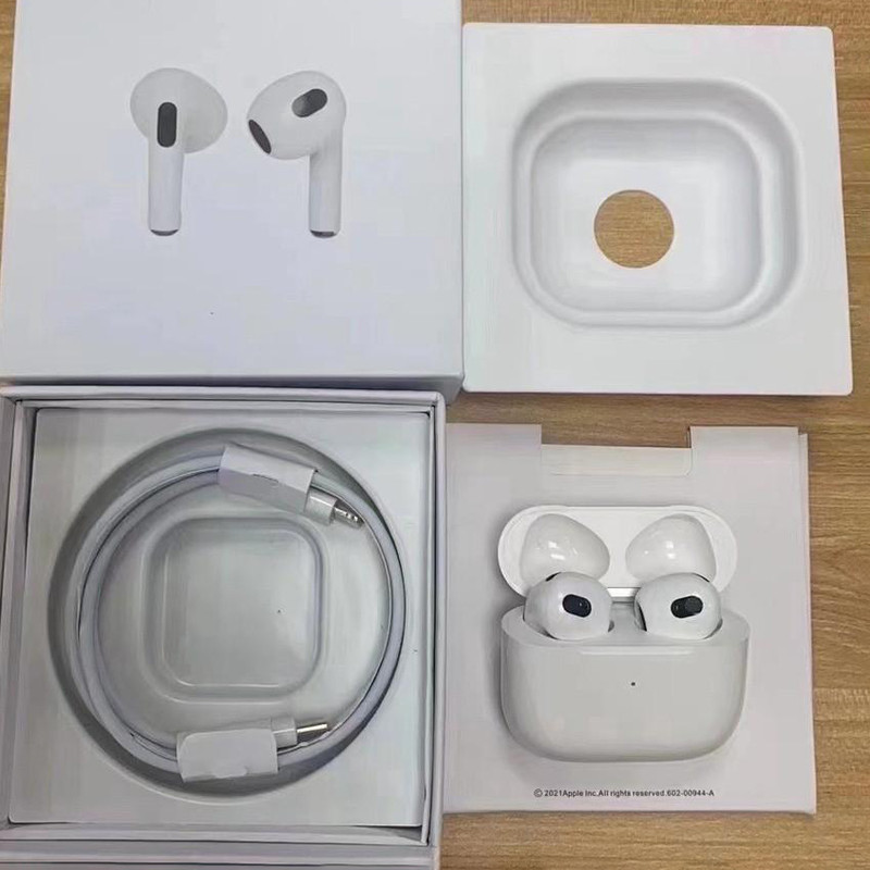 ایرپاد۳ هندزفری هدفون هدست پاوربانک شارژر هولدر اسپیکر هندزفری بلوتوثی مدل AirpodS 3rd generation