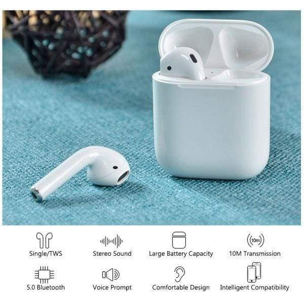 ایرپادi12 هدست بلوتوثی تی دبلیو اس مدل I12 - RB
