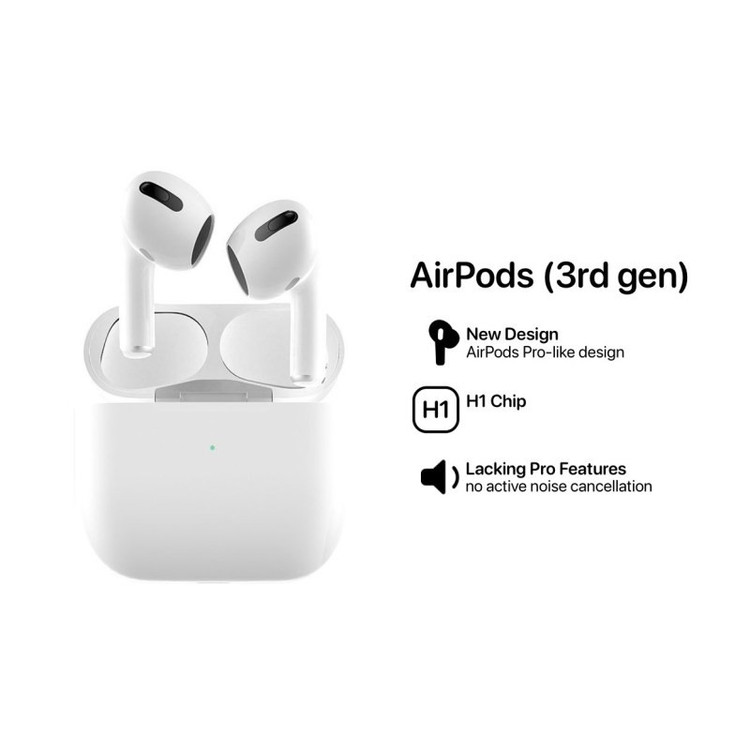 ایرپاد۳ های کپی اپل هدفون بلوتوثی مدل Airpod3