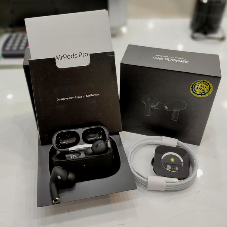 ایرپاد پرو۲ BLACK هندزفری بی سیم مدل airpod pro+ANC