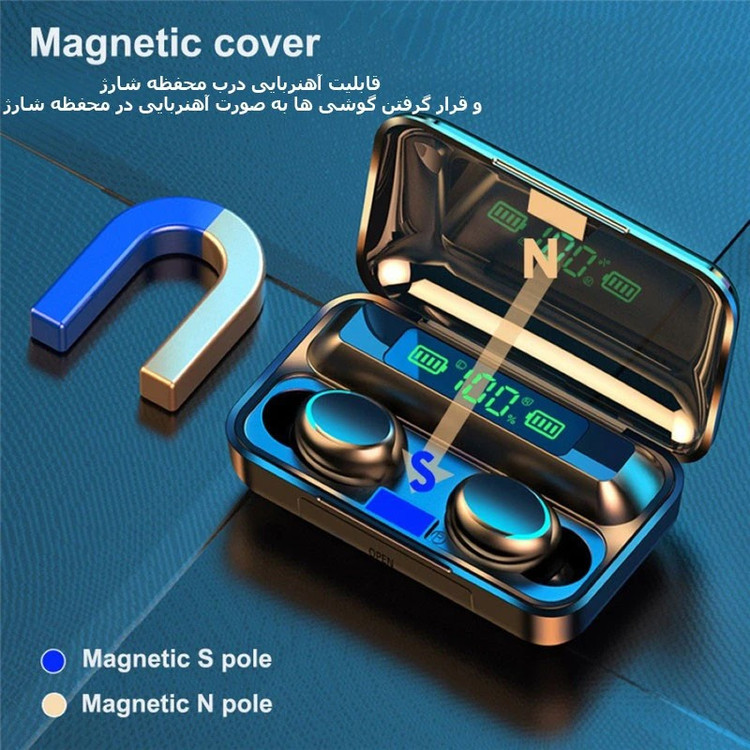 هدفون بلوتوثی مدل TWS 9