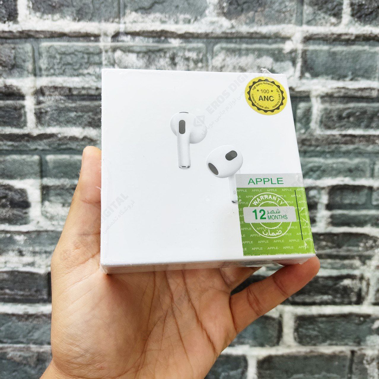 ایرپاد ۳ هدفون بی سیم مدل AirPods 3 به همراه محفظه شارژ