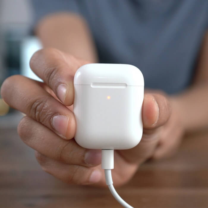 ایرپاد 2 هندزفری هدفون هدست پاوربانک شارژر هولدر اسپیکر هندزفری بلوتوثی مدل AirPods With Wireless charging Case 2023